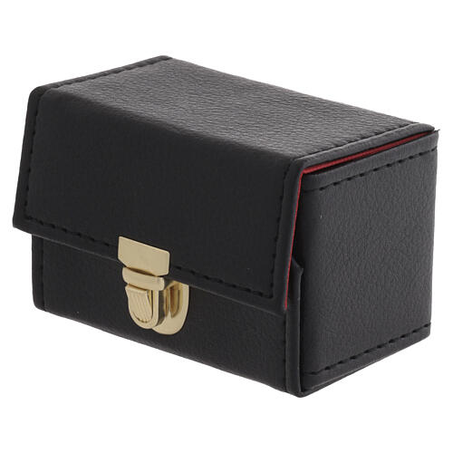 Case with two silver-plated holy oil stocks for Chrism and Catechumen oils 5
