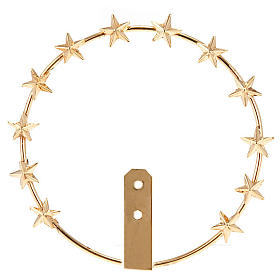 Our Lady Star Halo in Golden Brass Filigree