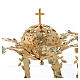 Madonna Imperial Crown in Golden Brass with light Blue Strass s3