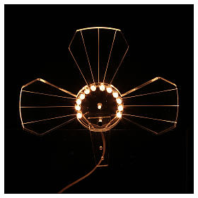 Plexiglas luminous halo with bulbs
