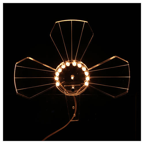Plexiglas luminous halo with bulbs 2