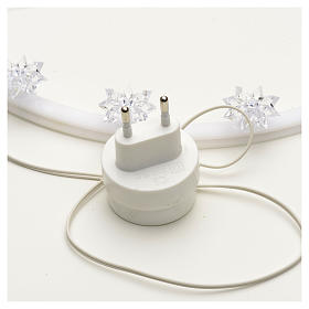 Plexiglas luminous halo with flowers s3