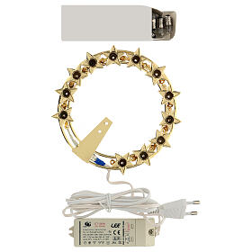 Aureola luminosa Lampadine ottone dorato s7