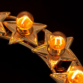 Coroas, Auréolas e Resplendores para Imagenes Religiosas: Auréola luminosa lâmpadas latão dourado Coroas, Auréolas e Resplendores para Imagenes Religiosas: Auréola luminosa lâmpadas latão dourado