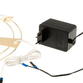 Heiligenschein leuchtende Led vergoldete Messing 30 Zentimeter s5