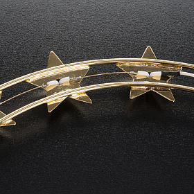 Heiligenschein leuchtende Led vergoldete Messing 30 Zentimeter s8