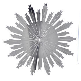 Auréole d'étoiles laiton filigrane nickelée s5