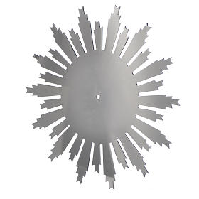 Auréole d'étoiles laiton filigrane nickelée s7