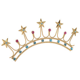 Couronne en laiton filigrane or s4