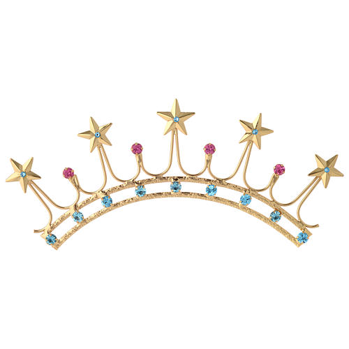 Couronne en laiton filigrane or 1