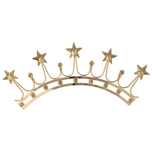 Couronne en laiton filigrane or 5