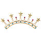 Couronne en laiton filigrane or
