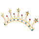 Couronne en laiton filigrane or s3