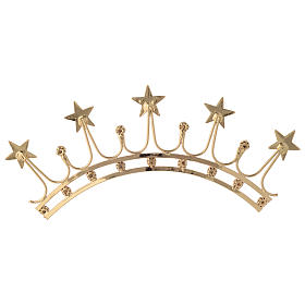 Corona in ottone filigrana oro s5