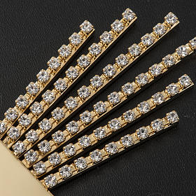 Resplendor latão filigrana ouro com Swarovski s5