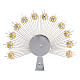 Heiligenschein Messingsfiligranarbeit zwei Finish s1