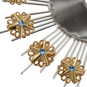 Couronne d'étoiles laiton or argent s3