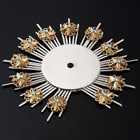 Couronne d'étoiles laiton or argent s4