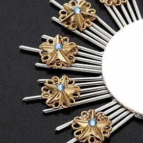 Couronne d'étoiles laiton or argent s5