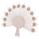 Couronne d'étoiles laiton or argent s6