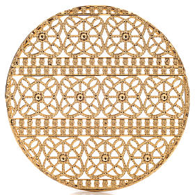 Stellario ottone filigrana dorata e ricami s4