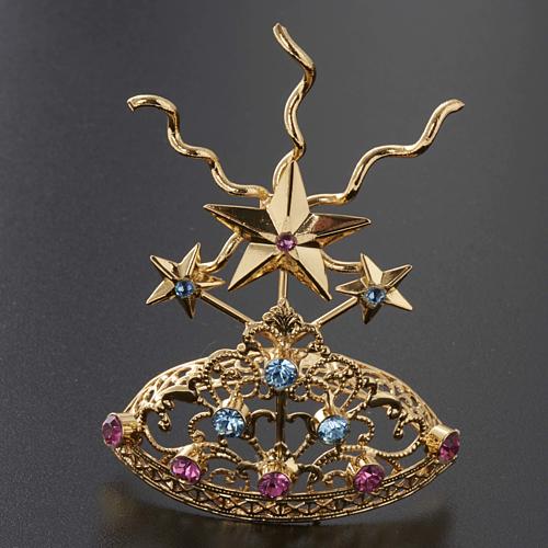 Diadema in ottone filigrana dorata 4