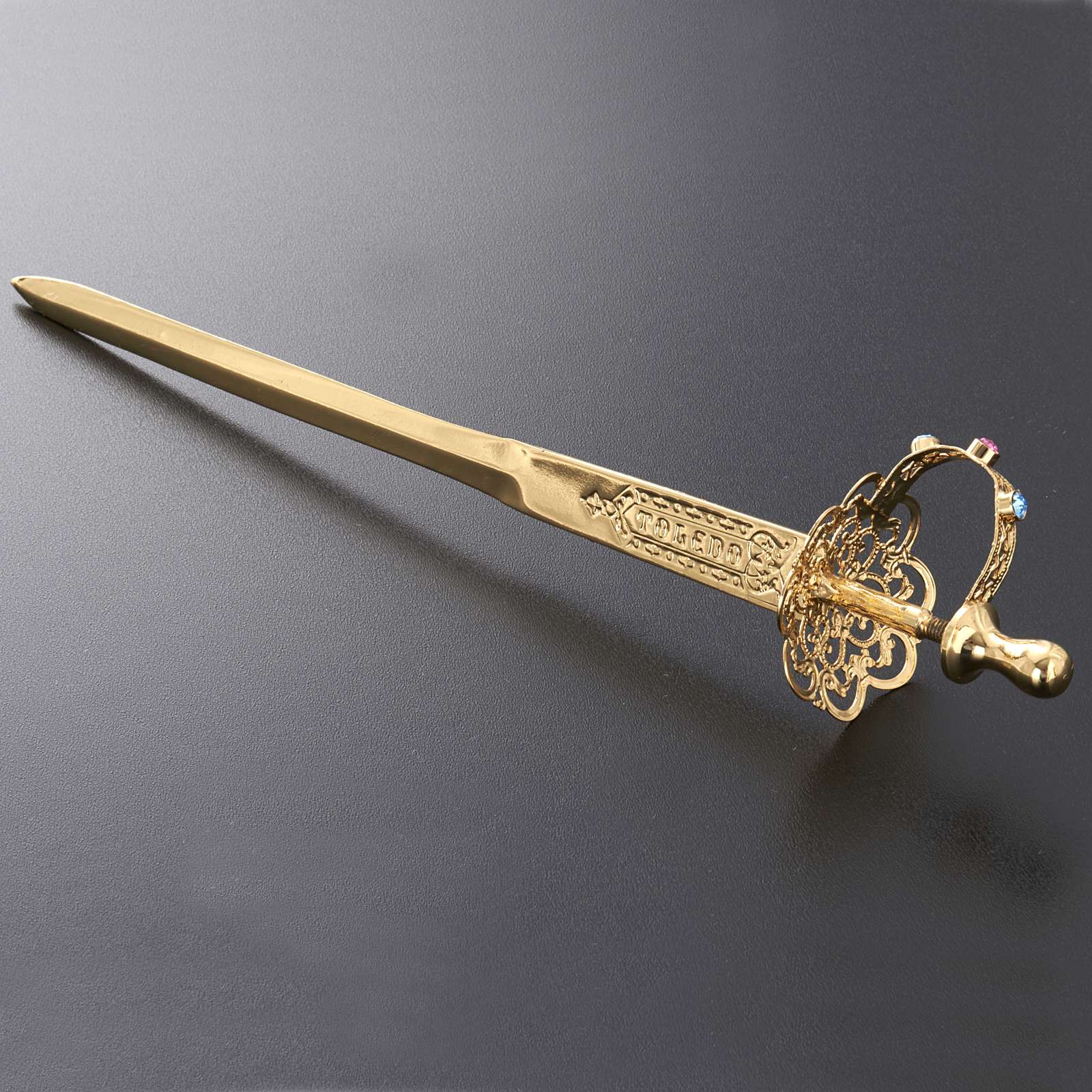 Sword for statues in gold-plated filigree | online sales on HOLYART.com