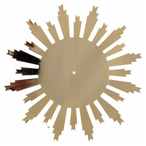 Aureola sol con rayos latón dorado 25 cm 2