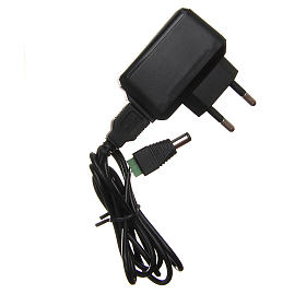 Aureola z plexiglassu podświetlana Kwiaty led błękitne 10 cm s4