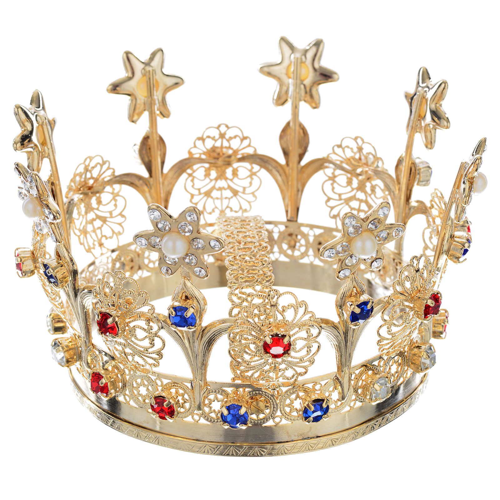  Couronne  royale  avec strass pour statue religieuse vente 