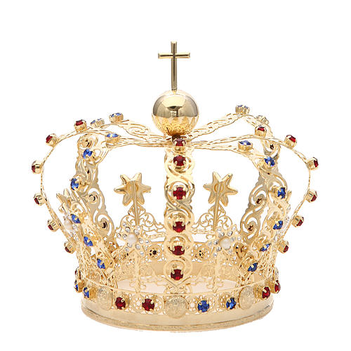 Crown with stars and strass inlays 1