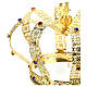 Corona imperiale con croce sulla punta per statue diam. 15 cm s4