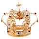 Korona styl cesarski krzyż i klejnoty do figur średnica 10 cm s4