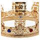 Imperial crown with cross and gems, 12 cm diameter s4