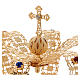 Corona imperial cruz y gemas diám. 12 cm s2