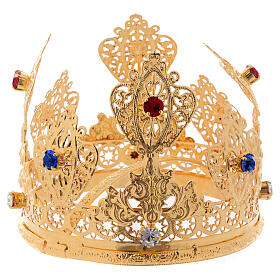 Ducal crown for statues with gems 4 in diameter s3
