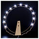 STOCK Our Lady halo with LEDs, gold plated brass, 20 cm s2