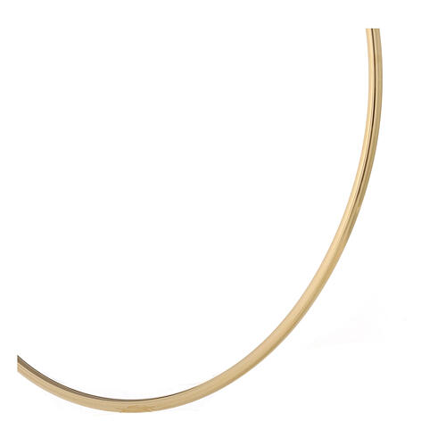 Brass wire halo 8 cm diameter 2
