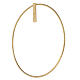 Brass wire halo 8 cm diameter s3
