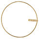 Brass wire halo 8 cm diameter s4