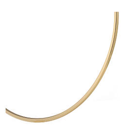 Heiligenschein aus Messingdraht, Ø 14 cm