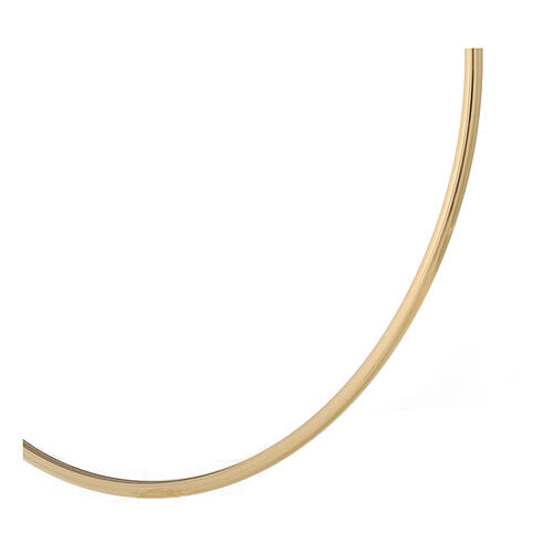 Heiligenschein aus Messingdraht, Ø 14 cm 2