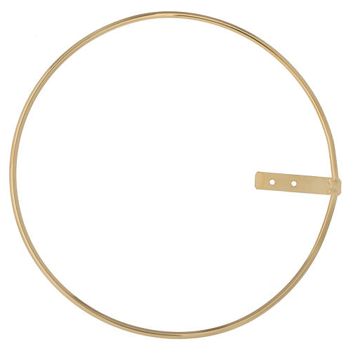 Halo of brass thread for statue 5.5 in diameter 4