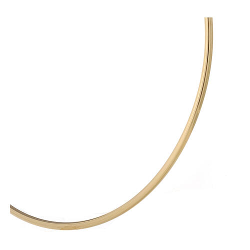 Heiligenschein aus Messingdraht, Ø 18 cm 2