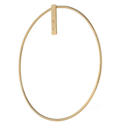 Brass wire halo for saints diam. 18cm 3