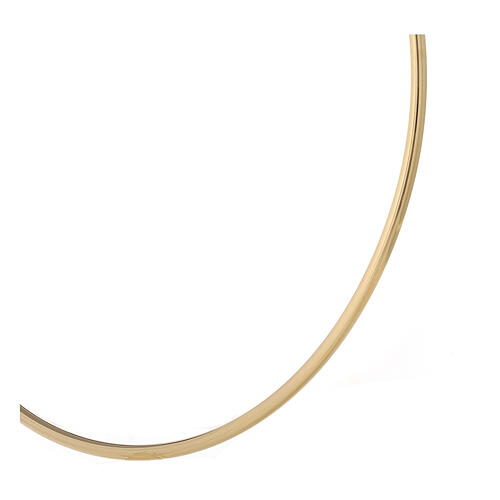 Heiligenschein aus Messingdraht, Ø 21 cm 2