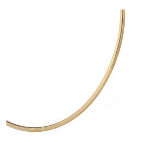 Heiligenschein aus Messingdraht, Ø 25 cm