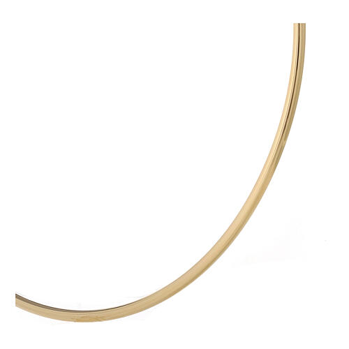 Heiligenschein aus Messingdraht, Ø 25 cm 2