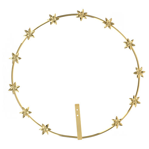 BENECREAT – 16 Ciondoli A Stella In Ottone Placcato Oro 18K Con Zirconia Cubica, Connettori Per Gioielli Fai Da Te, Misura 10,5x8,5 Mm