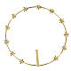 Golden brass star halo crown 28 cm s1